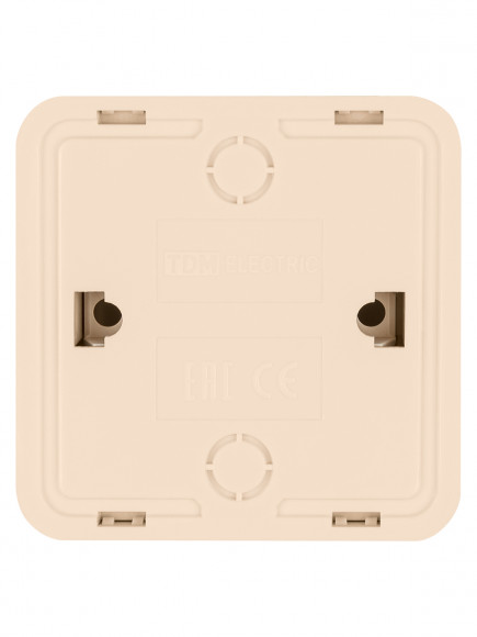 Розетка TФ (RJ-11) открытой установки IP20, сл. кость "Ладога" TDM Розетка TФ (RJ-11) открытой установки IP20, сл. кость "Ладога" TDM