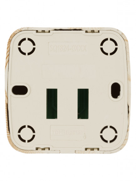 Розетка TФ (RJ-11) открытой установки IP20, сосна "Дача" Народная Розетка TФ (RJ-11) открытой установки IP20, сосна "Дача" Народная