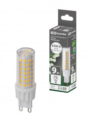 Лампа светодиодная G9-9 Вт-230 В-6500 К, SMD, 21,5x70,5 мм TDM