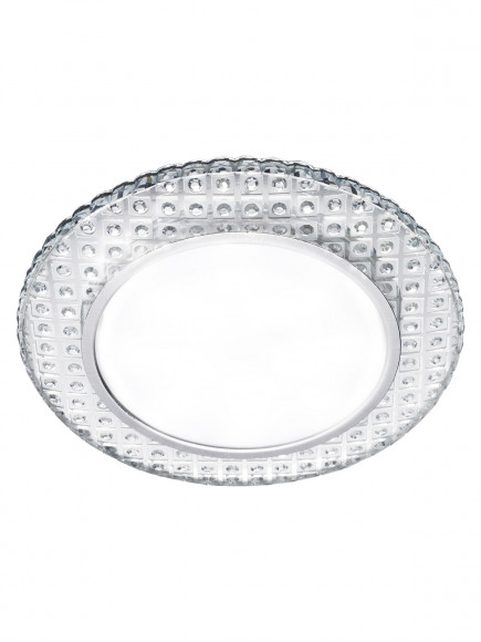 Светильник встраиваемый СВ 03-17 GX53 230В LED подсветка 5 Вт зеркальный/хром TDM