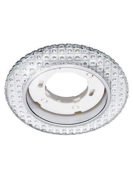Светильник встраиваемый СВ 03-17 GX53 230В LED подсветка 5 Вт зеркальный/хром TDM