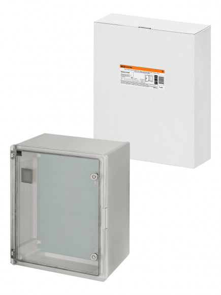 Бокс пластиковый ЩМП-0-6, прозр., крышка ABS, IP65, -45 до +75 С, навесной, (500x400x180) TDM