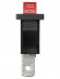 Переключатель клавишный KCD1-103 250В AC/DC, 1P, 6А, (3с), ON-OFF-ON с нейтралью, черный корпус, красная клавиша, Mini TDM