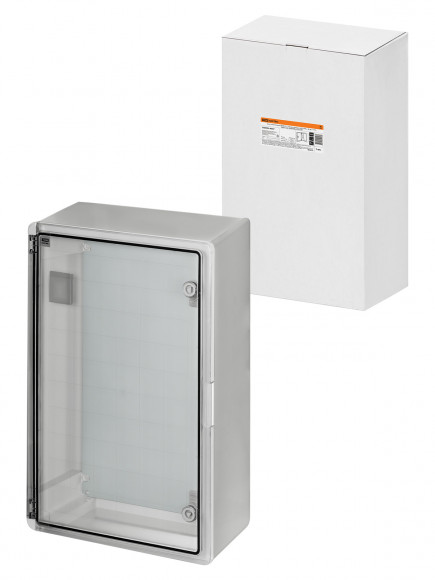 Бокс пластиковый ЩМП-0-7, прозр., крышка ABS, IP65, -45 до +75 С, навесной, (600x400x200) TDM