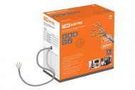 Кабель витая пара F/UTP Cat 5e 4х2х24AWG (305м) solid, ПВХ, серый TDM