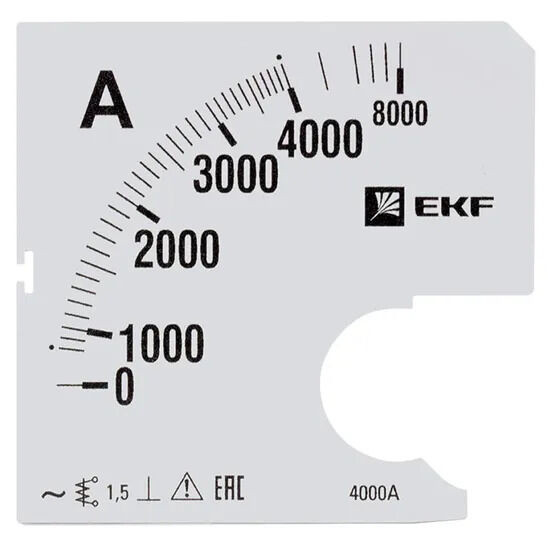 Шкала сменная для A961 4000/5А-1,5 EKF PROxima Шкала сменная для A961 4000/5А-1,5 EKF PROxima