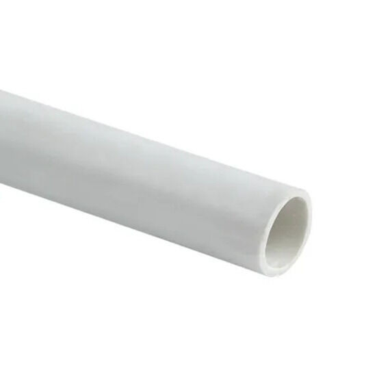 Труба гладкая ПВХ жесткая d25 мм (2 м) (50 м/уп) белая EKF-Plast Труба гладкая ПВХ жесткая d25 мм (2 м) (50 м/уп) белая EKF-Plast