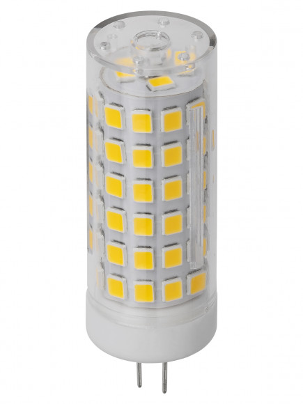 Лампа светодиодная G4-7 Вт-230 В-3000 К, SMD, 18,5x57 мм TDM