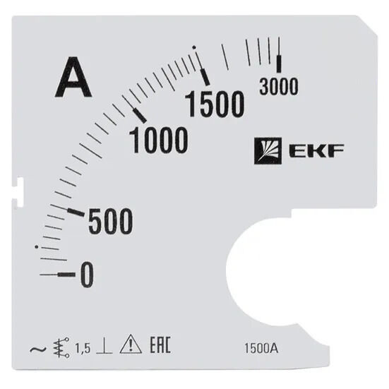 Шкала сменная для A961 1500/5А-1,5 EKF PROxima Шкала сменная для A961 1500/5А-1,5 EKF PROxima