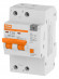 Диф. автомат АД12 2P, C50, 300 мА, 4,5 кА, тип АС, 3 мод, TDM