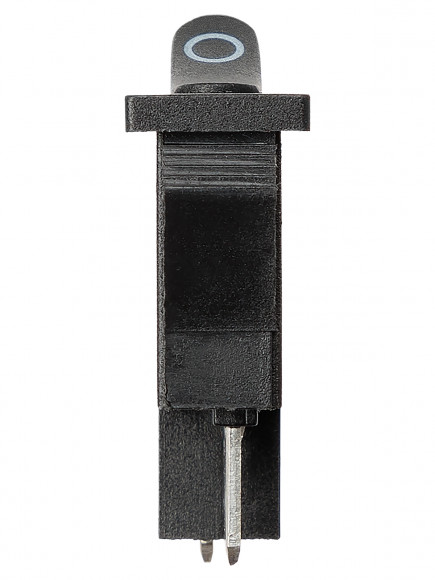 Выключатель клавишный KCD1-101B 250В AC/DC, 1P, 6А, (2с), ON-OFF, черный, Mini TDM