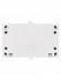 Блок (горизонтальный) выключатель 2-кл. + розетка 2П+З с з/ш БКВР IP54 белый "Вуокса" TDM