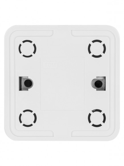 Розетка 2П открытой установки IP20 10А 250В (керамика) белая "Ладога" TDM Розетка 2П открытой установки IP20 10А 250В (керамика) белая "Ладога" TDM