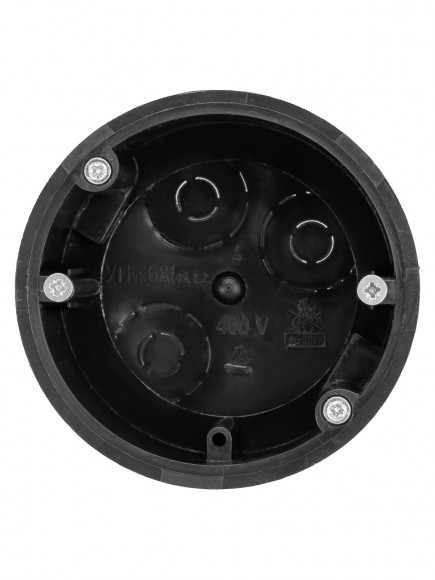 Установочная коробка СП D73х45мм, саморезы, метал. лапки, IP20, TDM