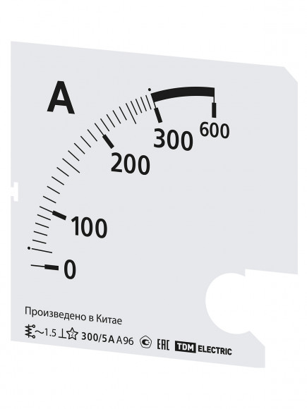 Шкала Ш96 300/5А-1,5 (для А96 Х/5А) TDM