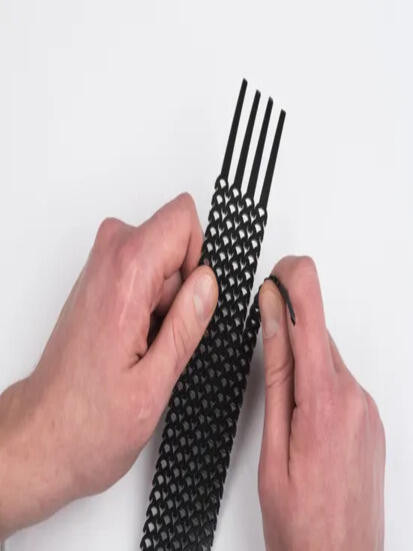 Хомут гибкий (20 шт.) зеленый FlexSTRAP EKF