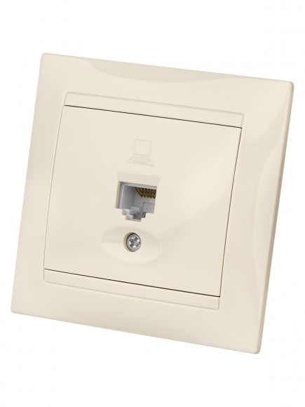 Розетка компьютерная RJ45 сл. кость "Лама" TDM