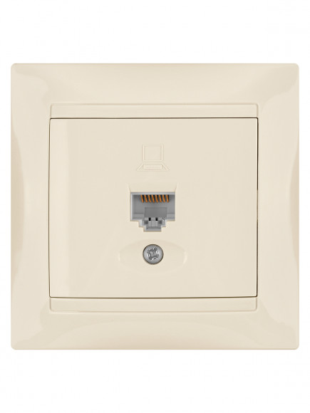 Розетка компьютерная RJ45 сл. кость "Лама" TDM