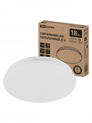 Светильник LED потолочный ДПБ 01, 18 Вт, 6000 К, Классика, TDM Светильник LED потолочный ДПБ 01, 18 Вт, 6000 К, Классика, TDM