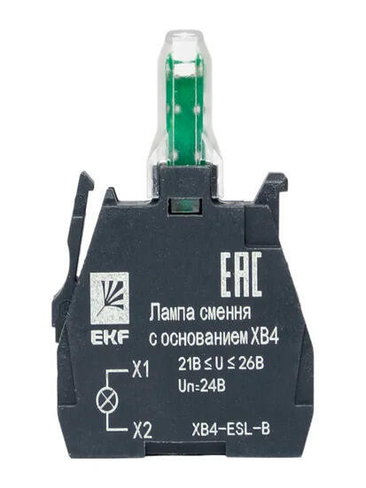 Лампа сменная c основанием XB4 синяя 24В EKF PROxima