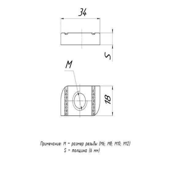 STRUT-гайка М8 HDZ EKF STRUT-гайка М8 HDZ EKF