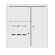 Щит этажный 6 кв. RAL9003 3 окна в ряд по гориз. (1000х950х150) EKF Basic Щит этажный 6 кв. RAL9003 3 окна в ряд по гориз. (1000х950х150) EKF Basic