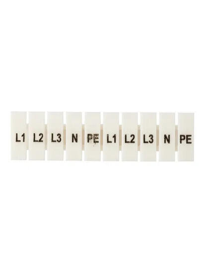 Маркеры для JXB-ST 2,5 с символами "L1, L2, L3, N, PE" (100 шт.) EKF PROxima