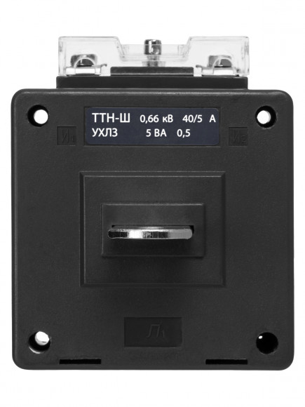 Трансформатор тока измерительный с шиной ТТН-Ш 40/5- 5VA/0,5-Р TDM