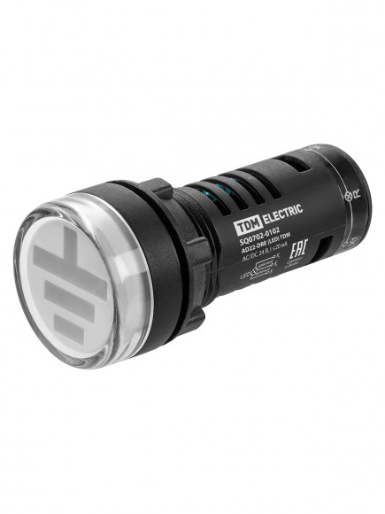 Индикатор (указатель) заземления AD22-DRE (LED) матрица d22 мм красный/зеленый 24 В AC/DC TDM