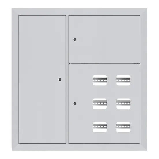 Щит этажный 6 кв. со слаботочным отсеком слева (1000х950х150) EKF Basic