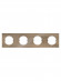 Рамка четверная бронза, алюминий, текстурированный, "Байкал" TDM Рамка четверная бронза, алюминий, текстурированный, "Байкал" TDM