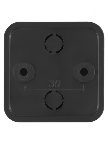 Коробка распаячная КР 50х50х20 ОП черная, IP40, инд. штрихкод TDM