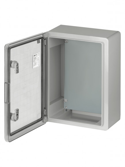 Бокс пластиковый ЩМП-0-3, прозр., крышка ABS, IP65, -45 до +75 С, навесной, (400x300x170) TDM