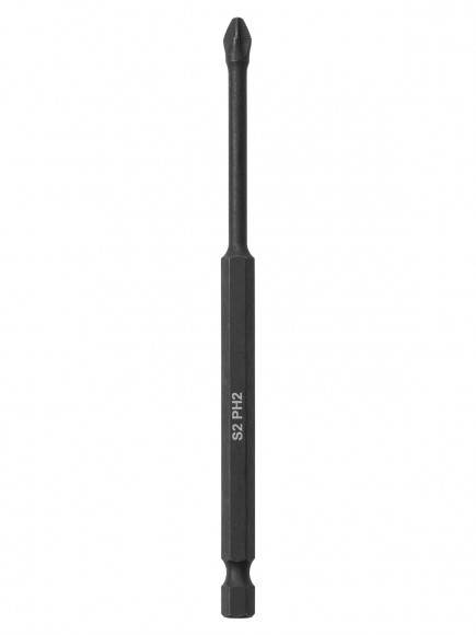Набор бит PH2x125, односторонних, сталь S2, Е 1/4", намагниченные, торсионные, 10 шт., «Алмаз» TDM