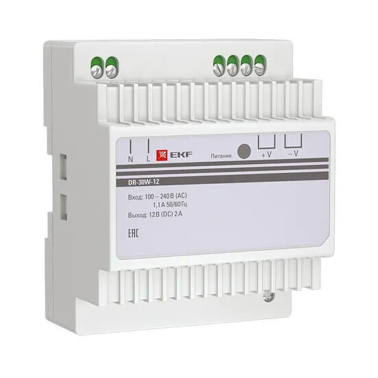 Блок питания 12В DR-30W-12 EKF PROxima
