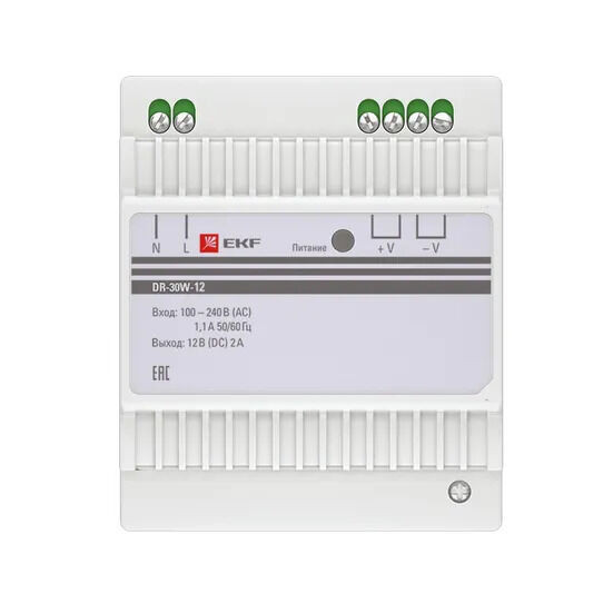 Блок питания 12В DR-30W-12 EKF PROxima