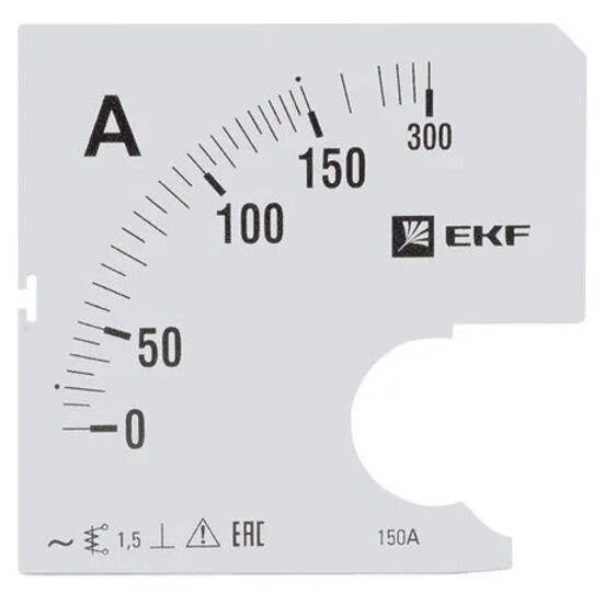 Шкала сменная для A961 150/5А-1,5 EKF PROxima Шкала сменная для A961 150/5А-1,5 EKF PROxima