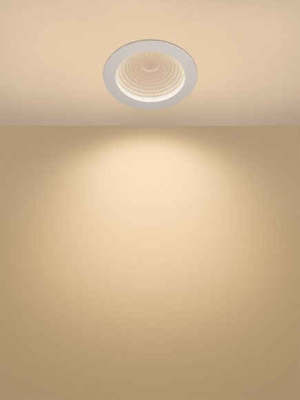 Светильник встраиваемый LED Деко 05, 10 Вт, 3000K, кругл, D170 мм, белый, IP44, TDM