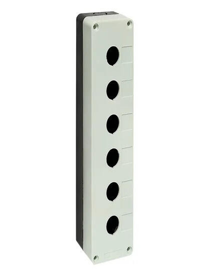 Корпус КП106 пластиковый 6 кнопок белый EKF PROxima