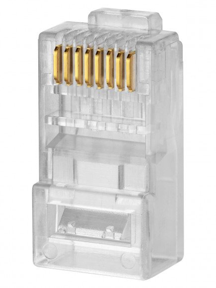 Разъем RJ-45 UTP для кабеля кат. 5Е, 8P8C в блистере (10шт) TDM
