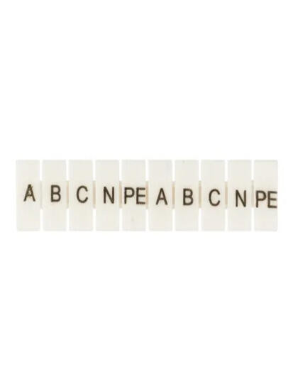 Маркеры для JXB-ST 6 с символами "A, B, C, N, PE" (100 шт.) EKF PROxima