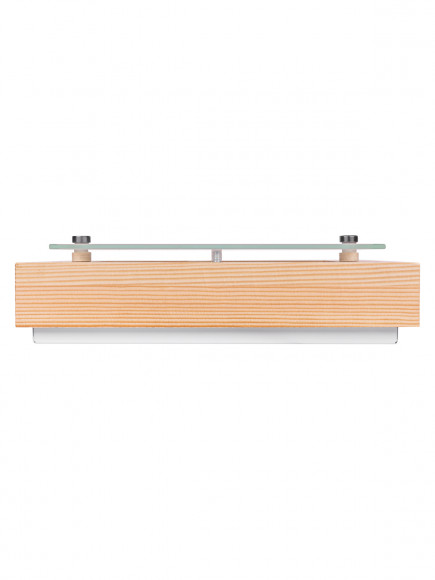 Светильник НПБ 02-2х40-111 УХЛ4 "Киото-1" сосна 2х40 Вт IP20 (270х270х75) TDM