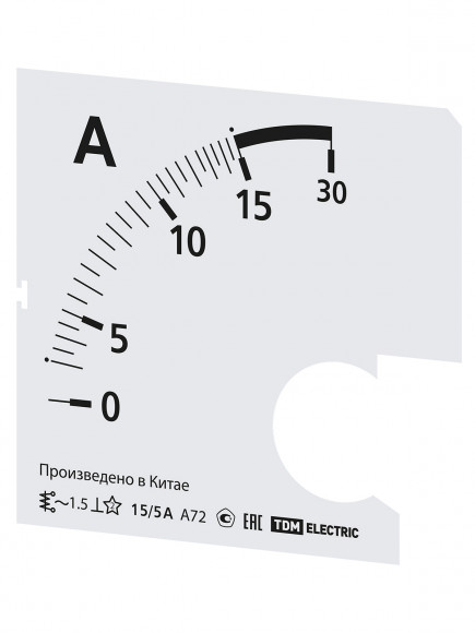 Шкала Ш72 15/5А-1,5 (для А72 Х/5А) TDM