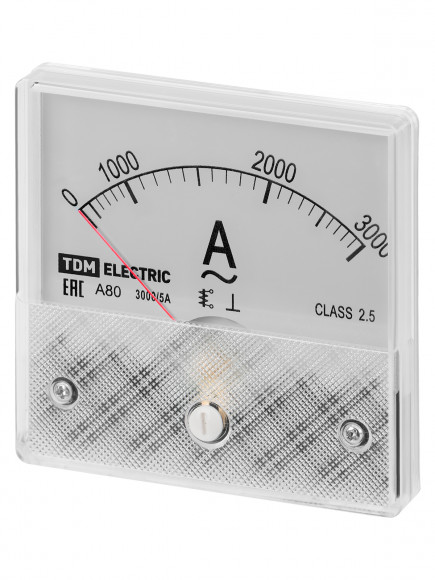 Амперметр А80 3000А/5А-2,5, трансформаторного включения, (поверенный), TDM