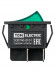 Выключатель клавишный KCD4-201N 250В AC/DC, 2P, 16А, (4с), ON-OFF, черный корпус, зеленая клавиша с LED подсветкой TDM