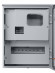 Корпус металлический ЩУ-1ф/1-0-12 IP66 (ЩУРН-1/12 IP66) с опломбировкой счётчика (395х310х165) TDM