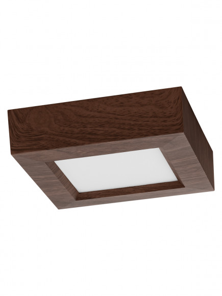 Светильник накладной светодиодный квадрат "Даунлайт" СПО (венге) 6 Вт 120*120*32 мм 3000К TDM