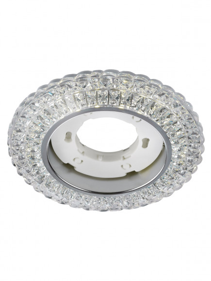 Светильник встраиваемый СВ 03-14 GX53 230В LED подсветка 5 Вт зеркальный/хром TDM Светильник встраиваемый СВ 03-14 GX53 230В LED подсветка 5 Вт зеркальный/хром TDM