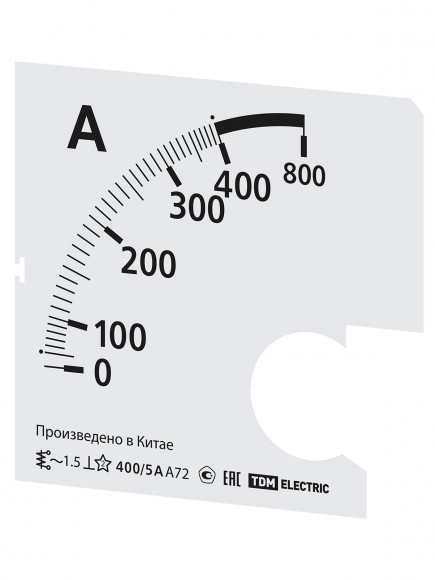 Шкала Ш72 400/5А-1,5 (для А72 Х/5А) TDM