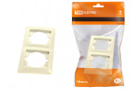 Рамка 2-х постовая вертикальная сл. кость "Лама" TDM Рамка 2-х постовая вертикальная сл. кость "Лама" TDM